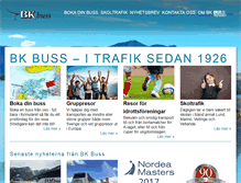 Tablet Screenshot of bkbuss.se